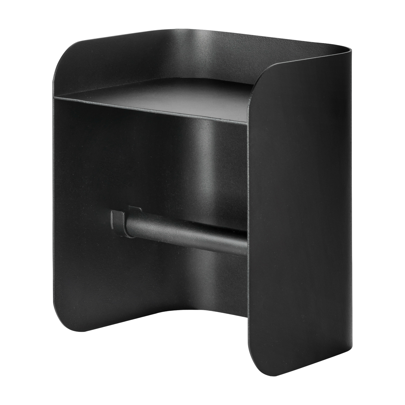 Carry black metal toilet paper holder - Mette Ditmer