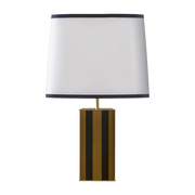 Lampada da tavolo in legno laccato senape nero Elysée - RED Edition