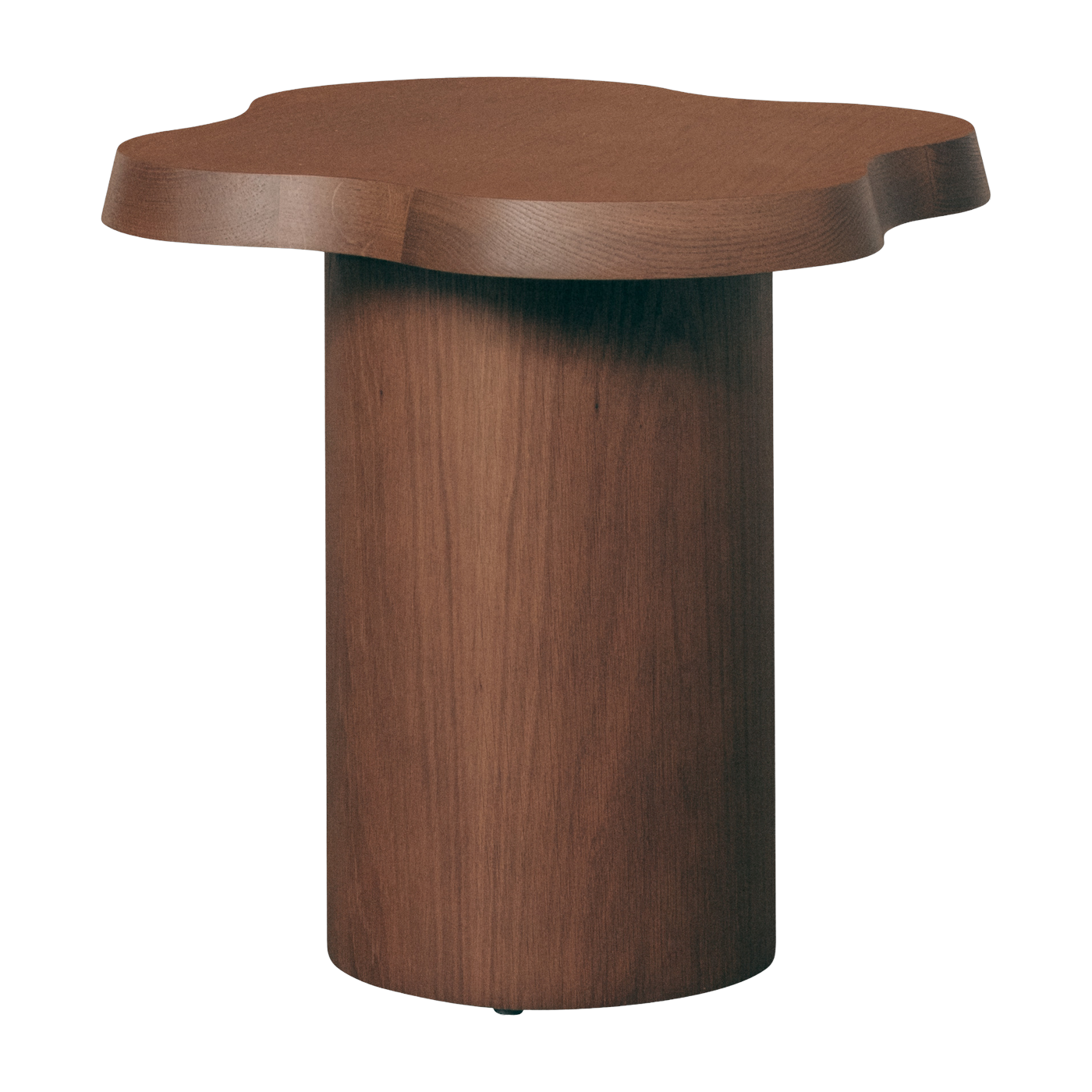 Mesa auxiliar en roble efecto nogal - Gabrielle Paris