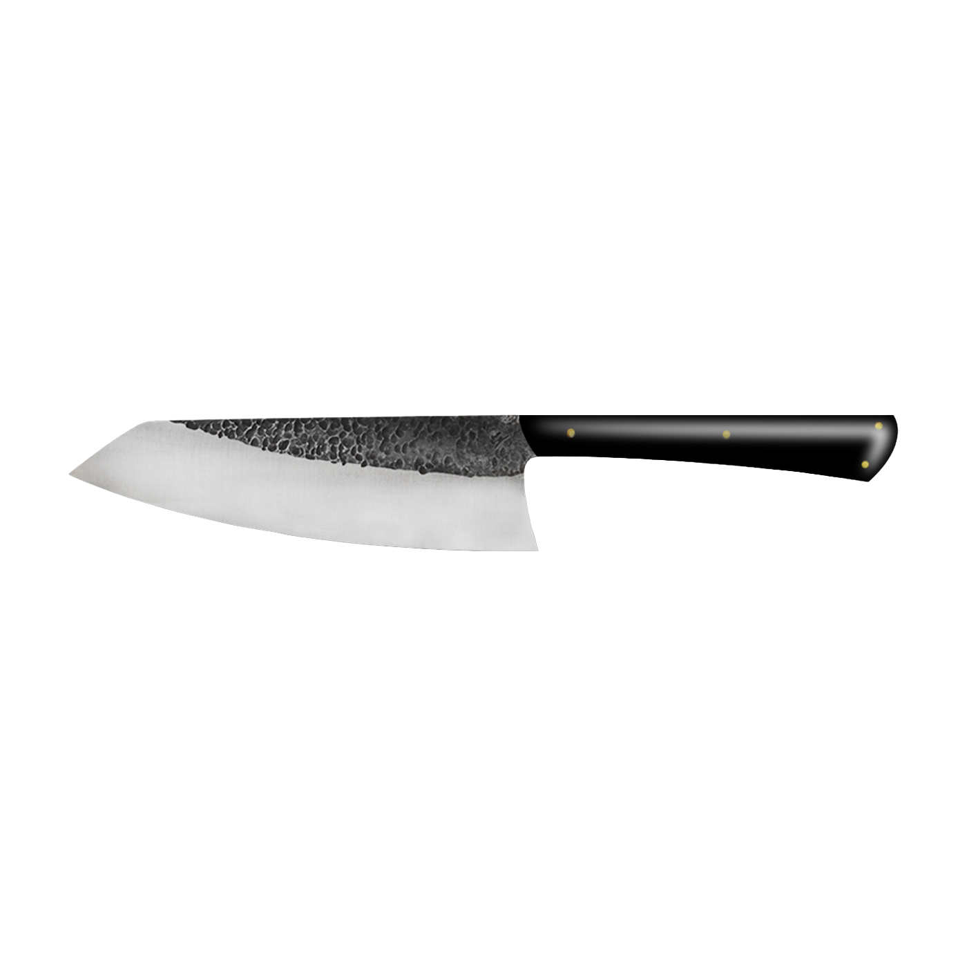 Z40 Enzo 29 cm Cuchillo de cocinero en ébano y acero inoxidable - Atelier Miguel
