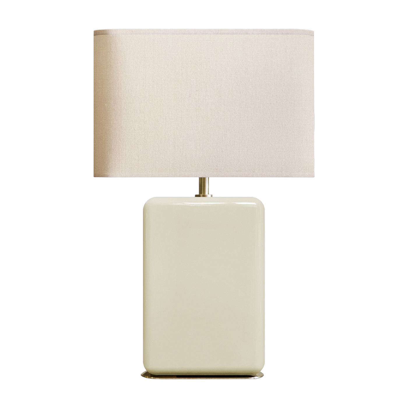 Lampada da tavolo in legno laccato avorio Bourbon - RED Edition