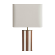 Table lamp in lacquered wood ivory sienna Elysée - RED Edition