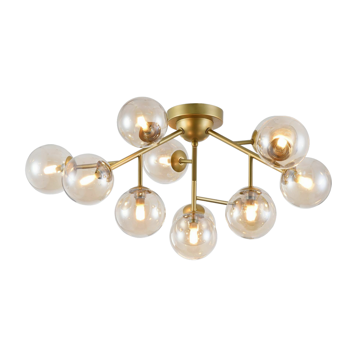 Deckenleuchte aus goldfarbenem Metall 60 cm Dallas -. Maytoni
