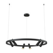 Lampadario in metallo nero Satellite - Maytoni