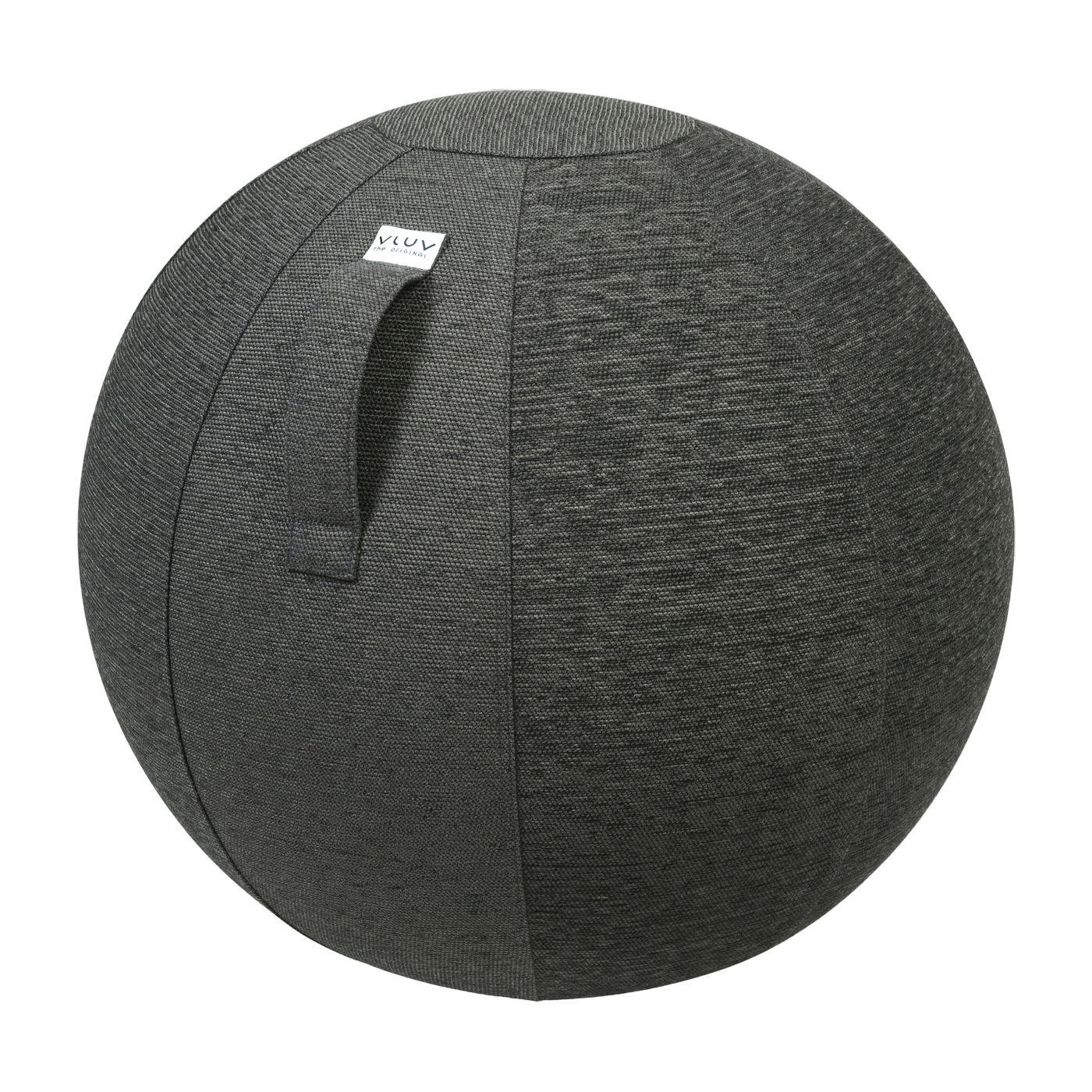 Siège ergonomique en tissu polyester anthracite 60 cm STOV - VLUV