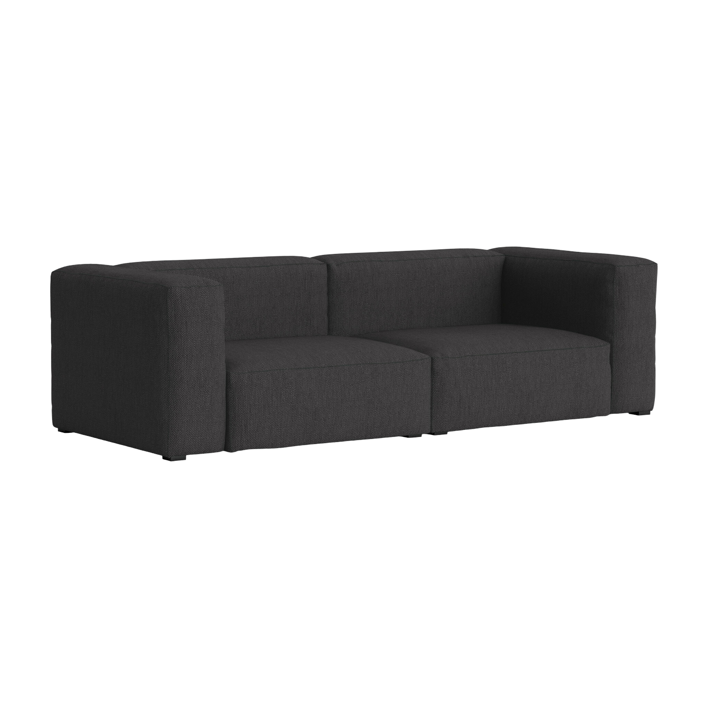 2. 5 seater fabric sofa Dot 1682 03 Anthracite Mags Soft combination 1 - Hay