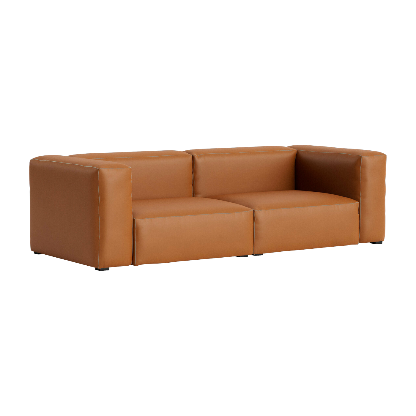 2, 5-Sitzer-Sofa aus Leder Nevada NV2488 Mags Soft Kombination 1 -. Hay