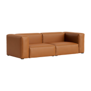 Nevada NV2488 Mags 2. 5 Seat Leather Sofa Soft combination 1 - Hay