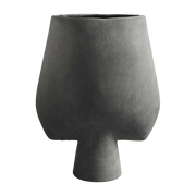Vase en gres gris oscuro Sphere - 101 Copenhagen