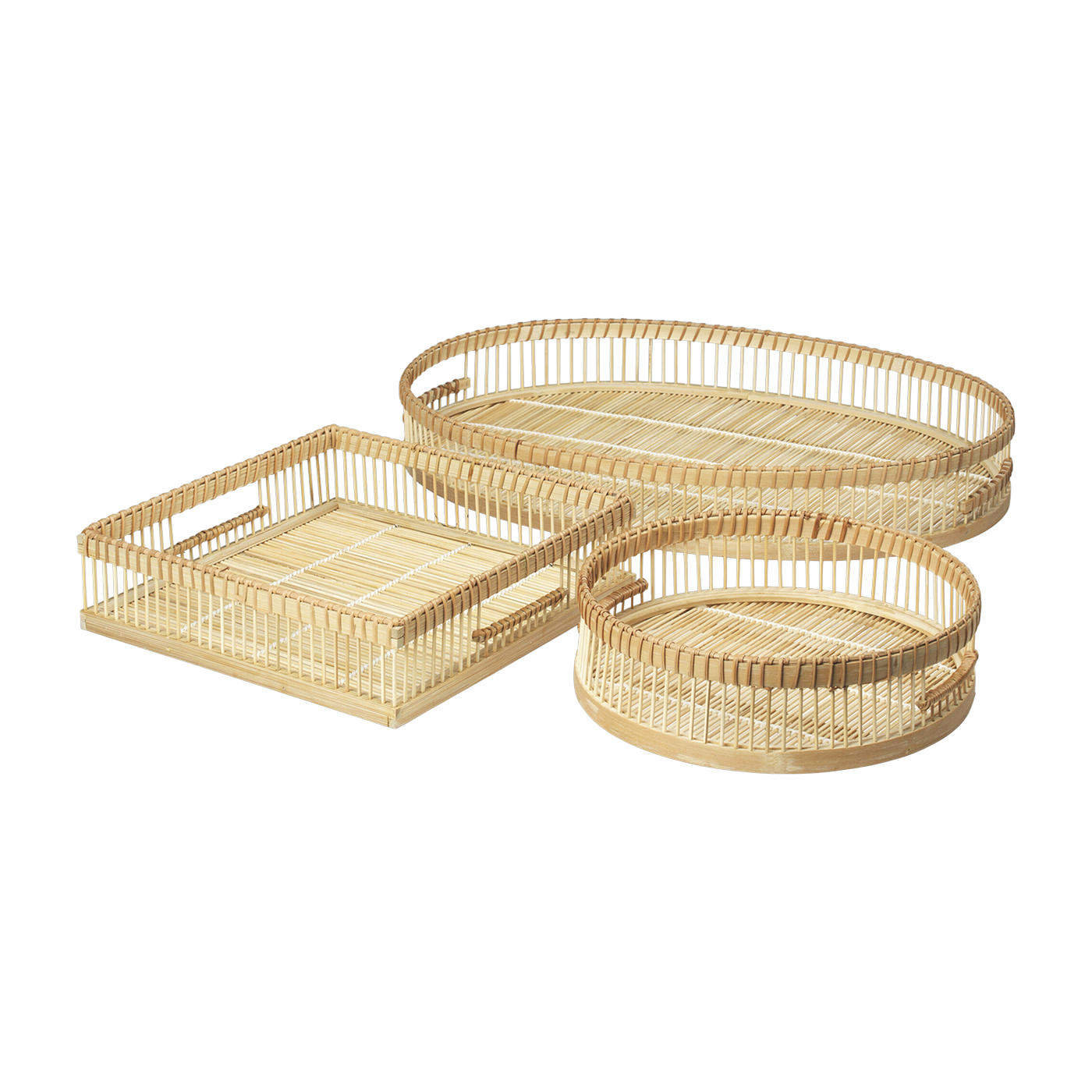 3 Paniers en rotin naturel Taro - Broste Copenhagen