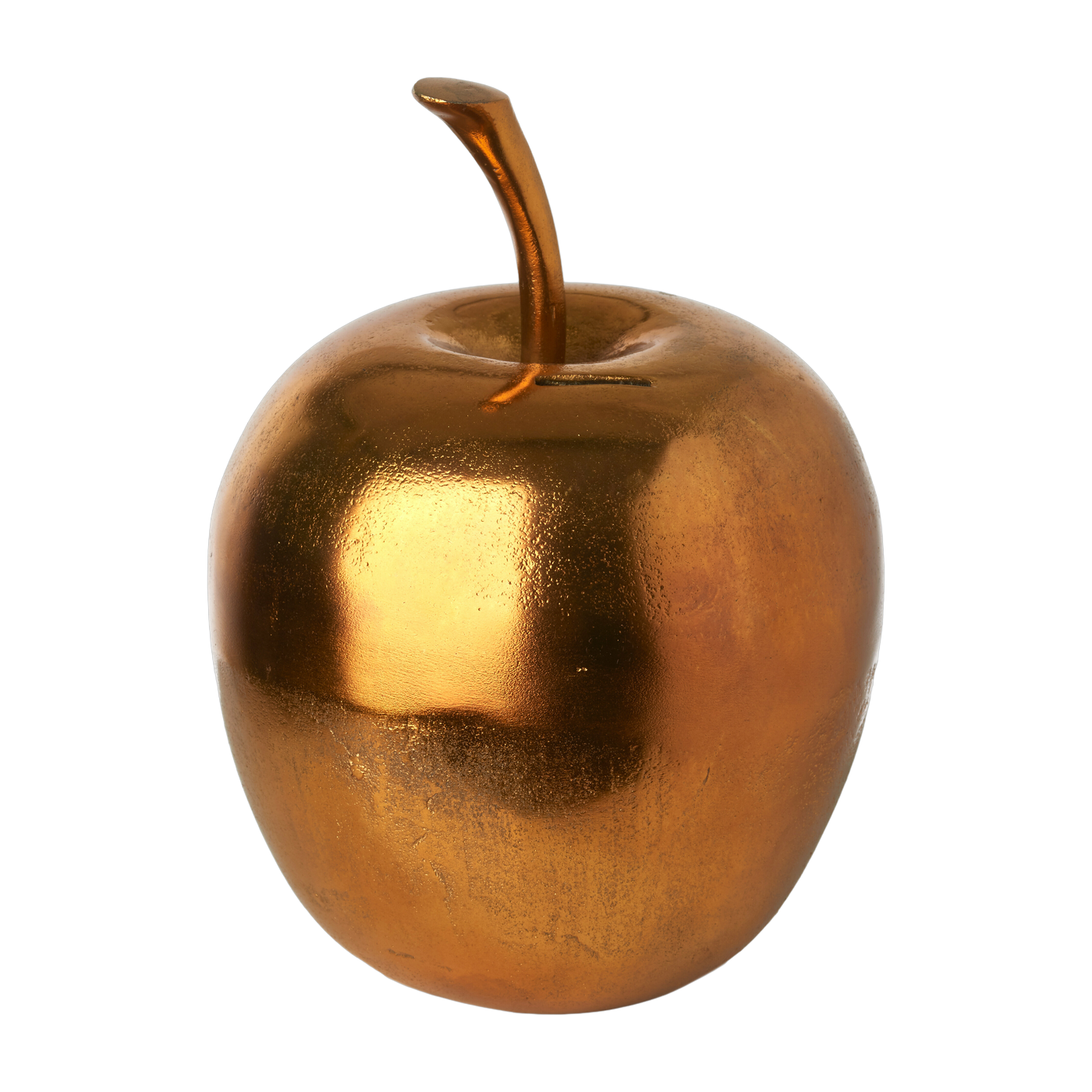 Hucha metálica dorada con forma de manzana - Pols Potten