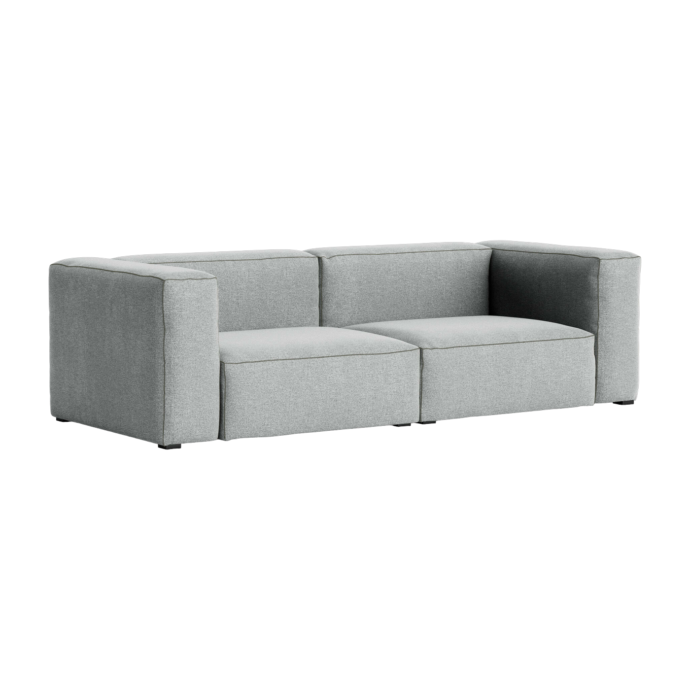 2. 5-seater sofa in Hallingdal 130 Mags fabric Soft combination 1 - Hay