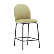 Sedia Ace Bar 65 Cm Uph. Black Acciaio - Normann Copenhagen