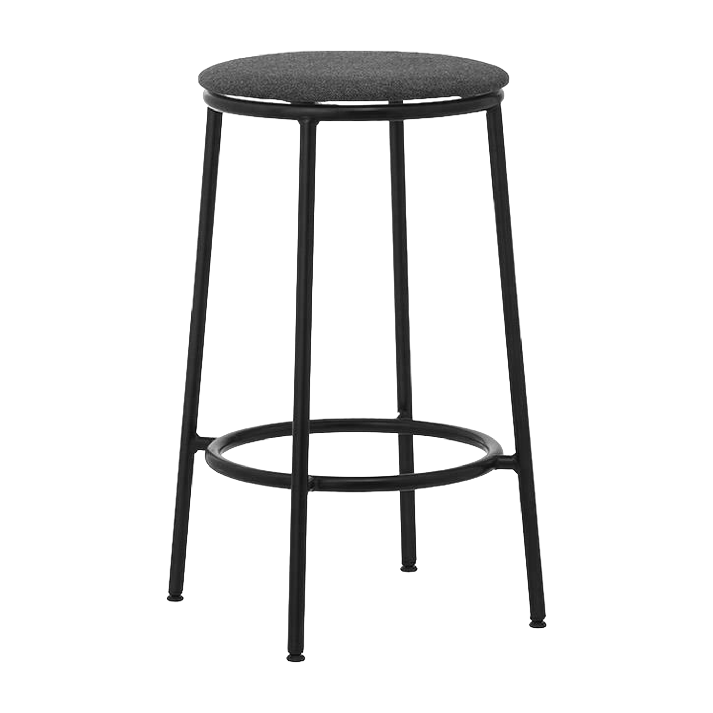 Circa Barhocker 65 Cm Uph. Black Stahl - Normann Copenhagen