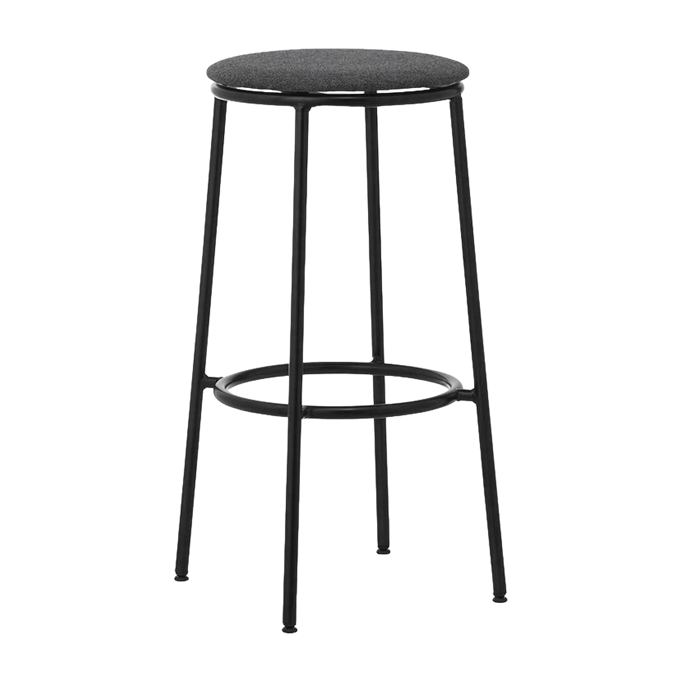 Circa Barhocker 75 Cm Uph. Black Stahl - Normann Copenhagen