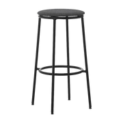 Circa Barhocker 75 Cm Uph. Black Stahl - Normann Copenhagen