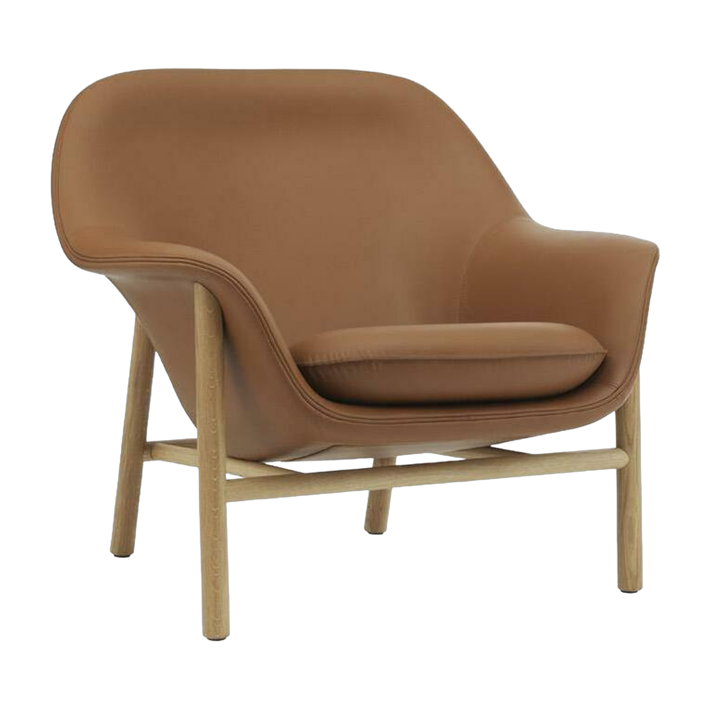 Fauteuil avec appui-tête en chêne laqué ultra Drape - Normann Copenhagen