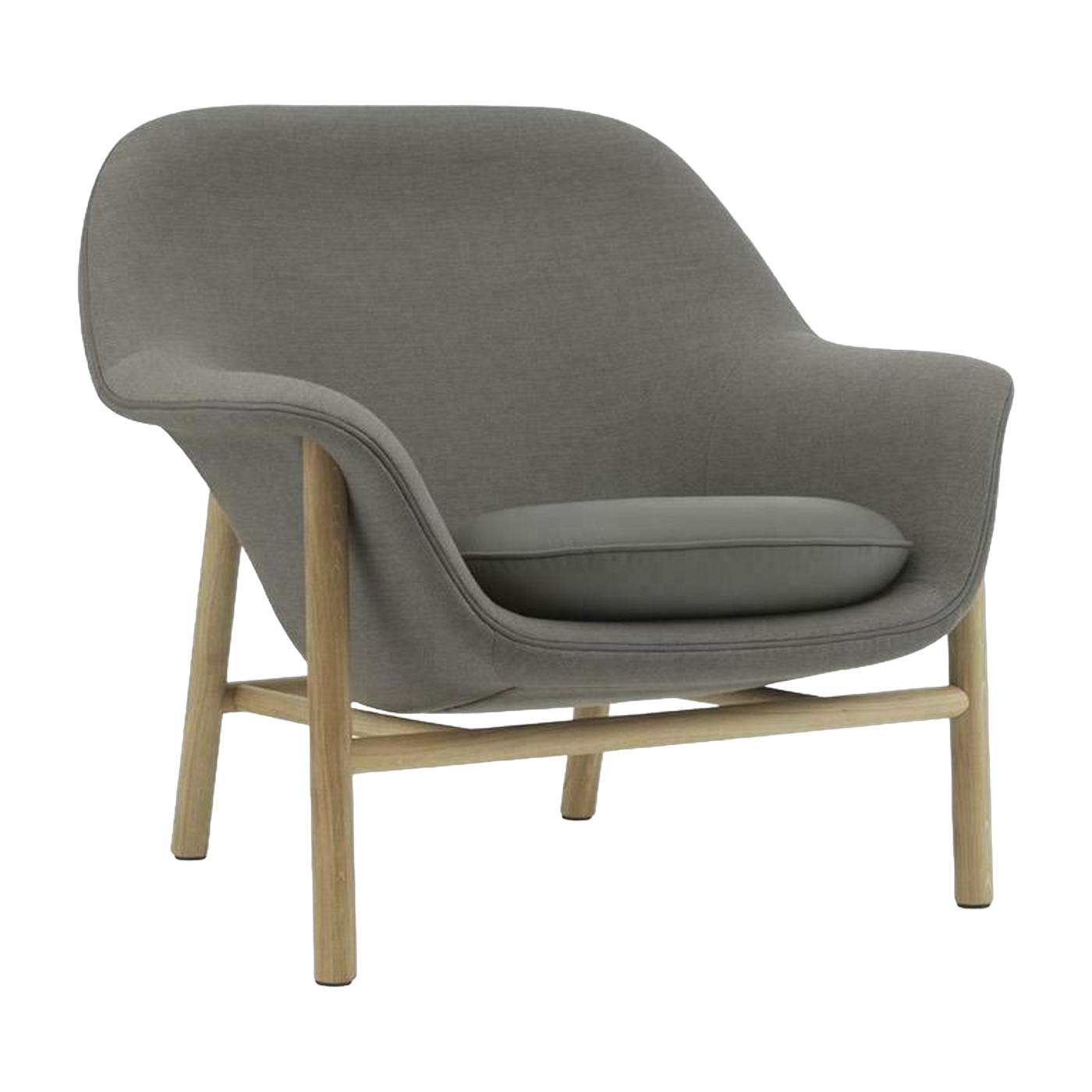 Fauteuil en chêne laqué steelcut trio ultra Drape - Normann Copenhagen