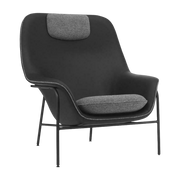 Fauteuil avec appui-tête en acier ultra hallingdal Drape - Normann Copenhagen