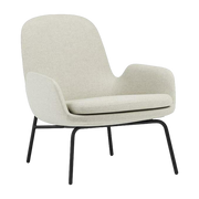Era Lounge Chair Low Black Stahl - Normann Copenhagen