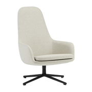 Era Lounge Chair High Swivel Black Alu - Normann Copenhagen