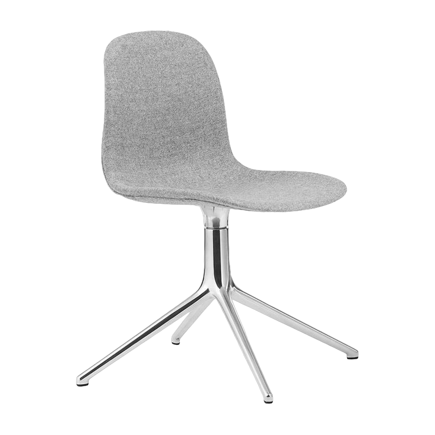 Chaise pivotante en aluminium et tissu synergy gris lds16 Form - Normann Copenhagen