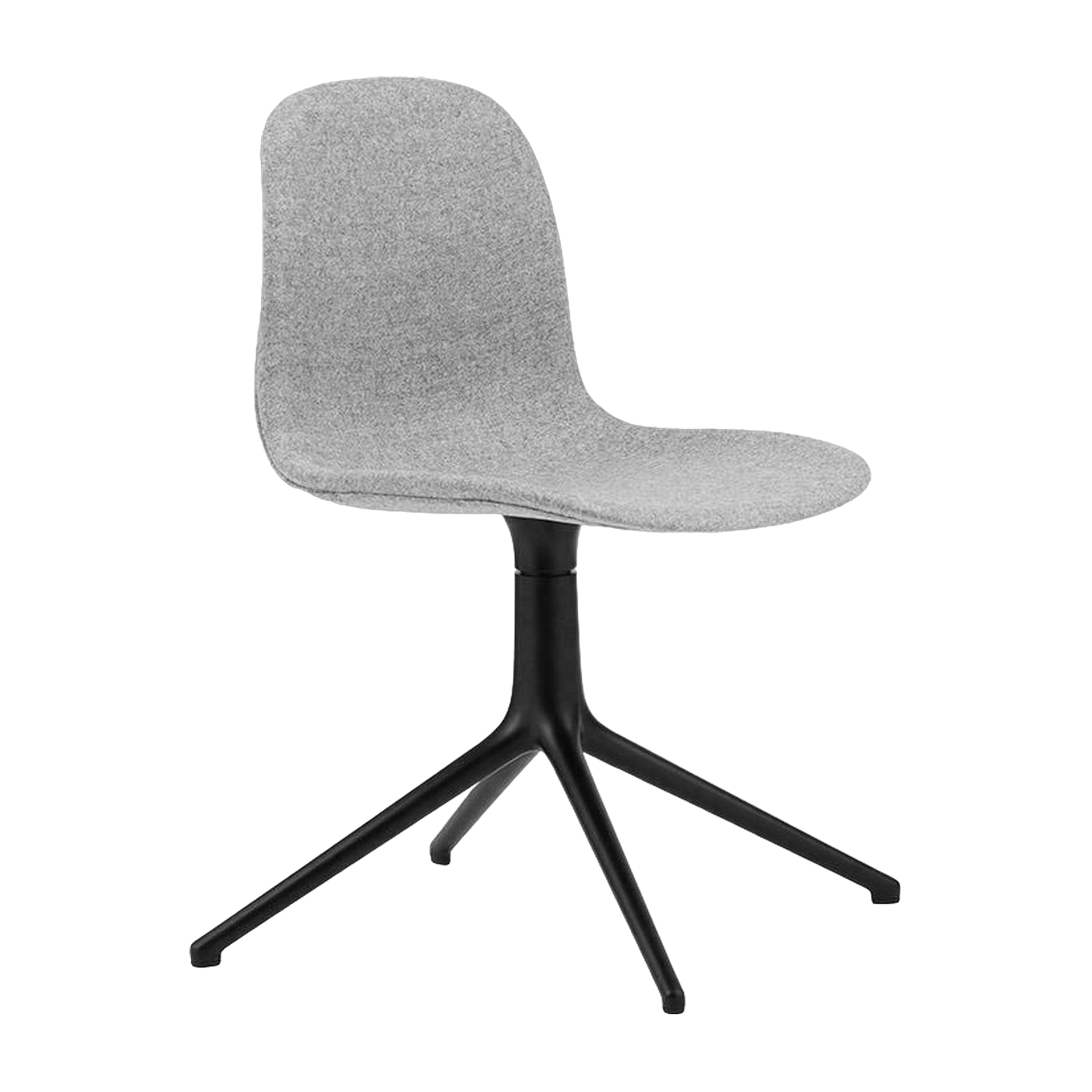 Silla Form Silla Giratoria 4L Full Uph. Black Alu - Normann Copenhagen