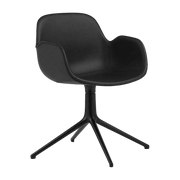 Fauteuil Form pivotant 4L Full Uph. Black Alu - Normann Copenhagen