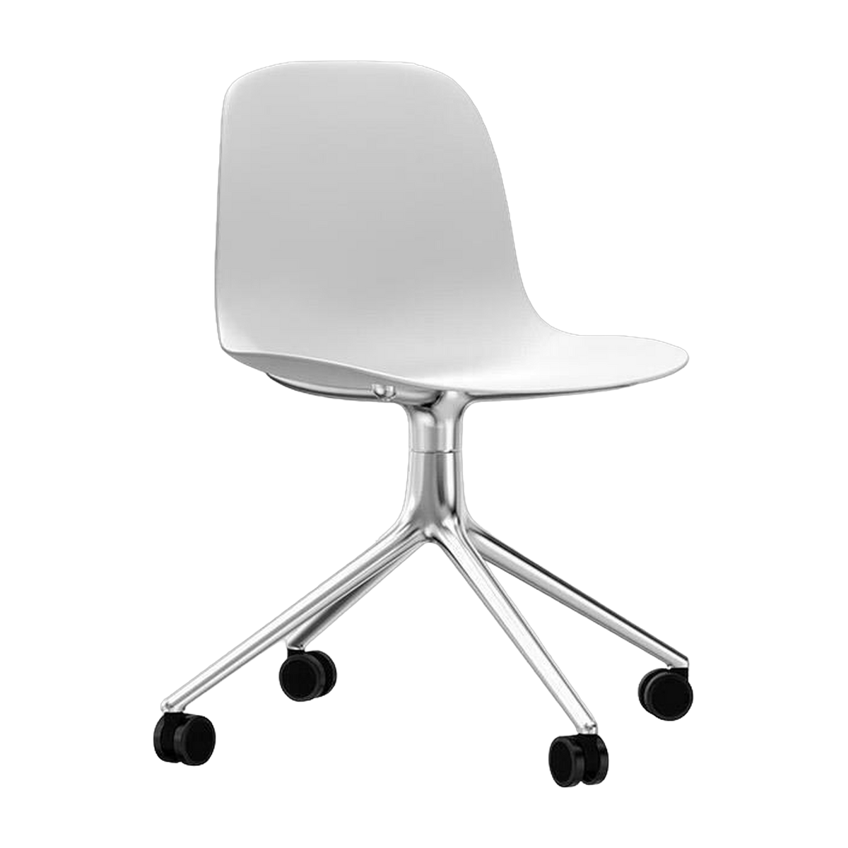 Form Sedia girevole 4W Alu - Normann Copenhagen