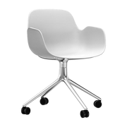 Form Poltrona girevole 4W Alu - Normann Copenhagen