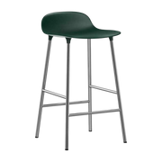 Tabouret en chrome et pp vert 65 cm Form - Normann Copenhagen