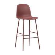Chaise de bar en acier et pp rouge 65 cm Form - Normann Copenhagen