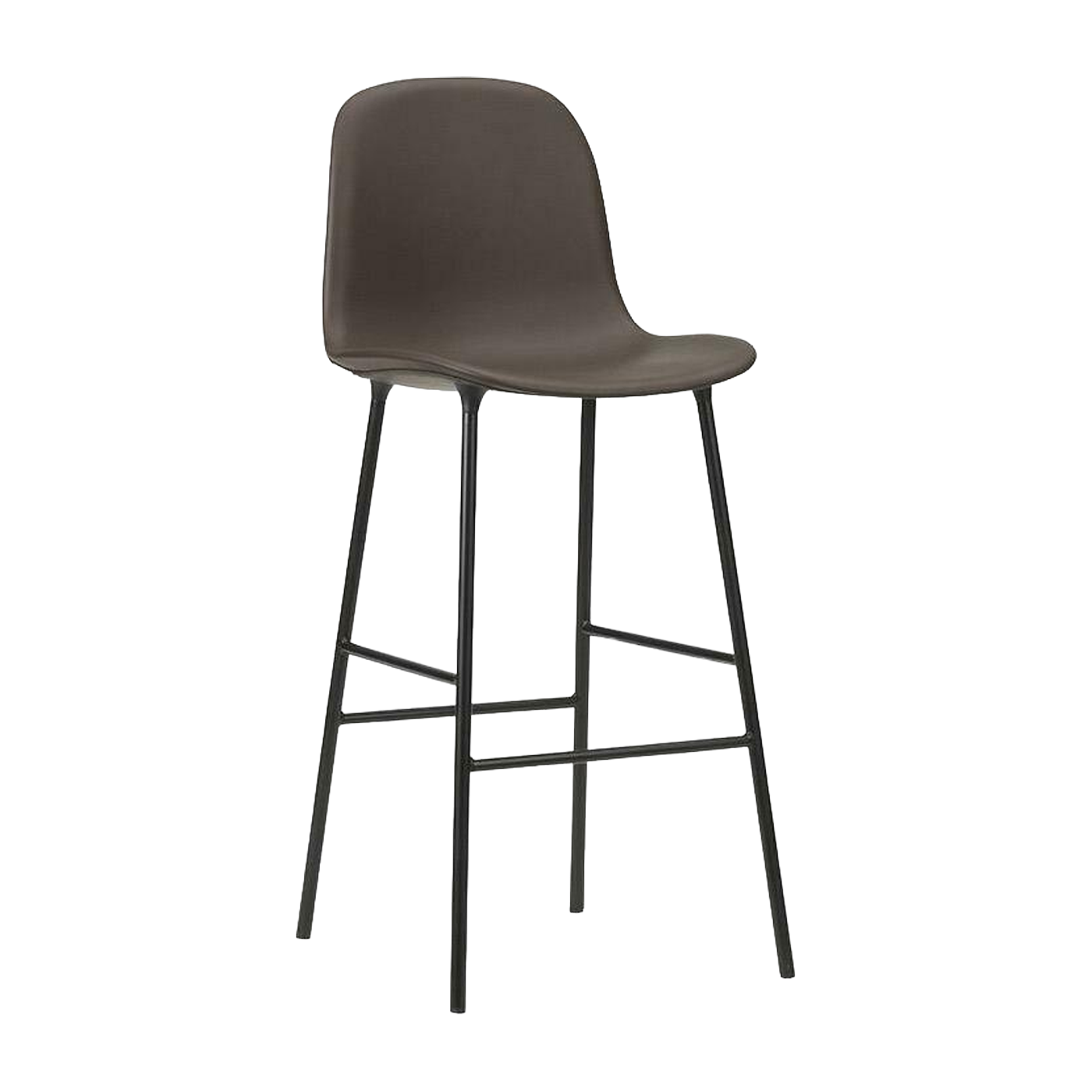 Form Silla de bar 75 Cm Full Uph. Acero - Normann Copenhagen