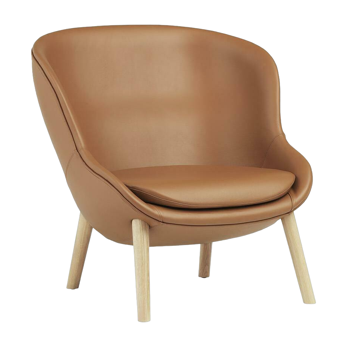 Hyg Lounge Chair Low Oak - Normann Copenhagen