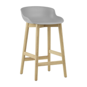 Tabouret de bar en chêne laqué et pp gris 65 cm Hyg - Normann Copenhagen