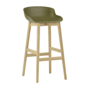 Tabouret de bar en chêne laqué et pp olive 75 cm Hyg - Normann Copenhagen