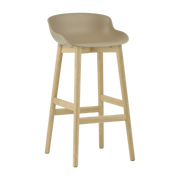 Tabouret de bar en chêne laqué et pp sable 75 cm Hyg - Normann Copenhagen