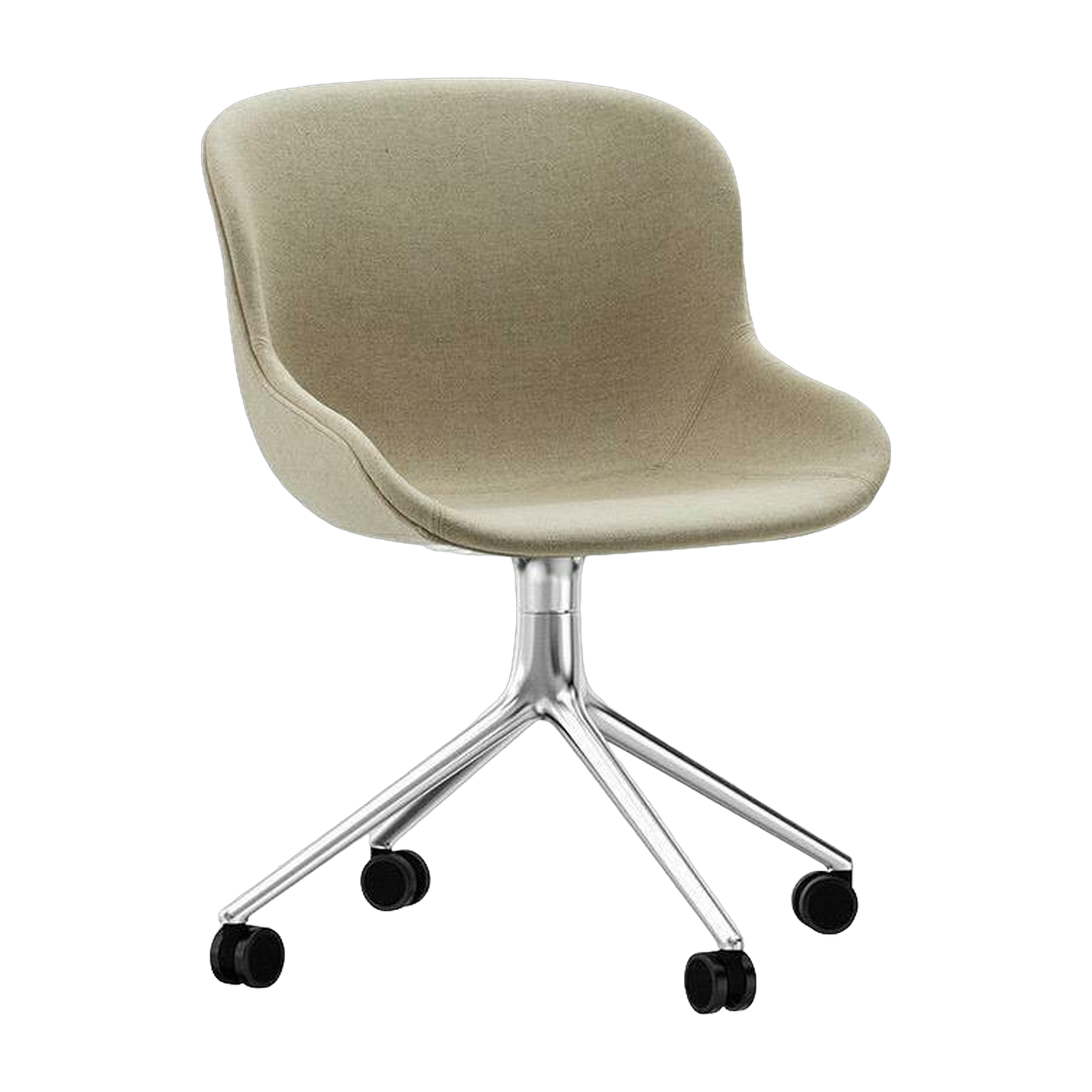 Hyg Chair Swivel 4W Full Uph. Alu - Normann Copenhagen