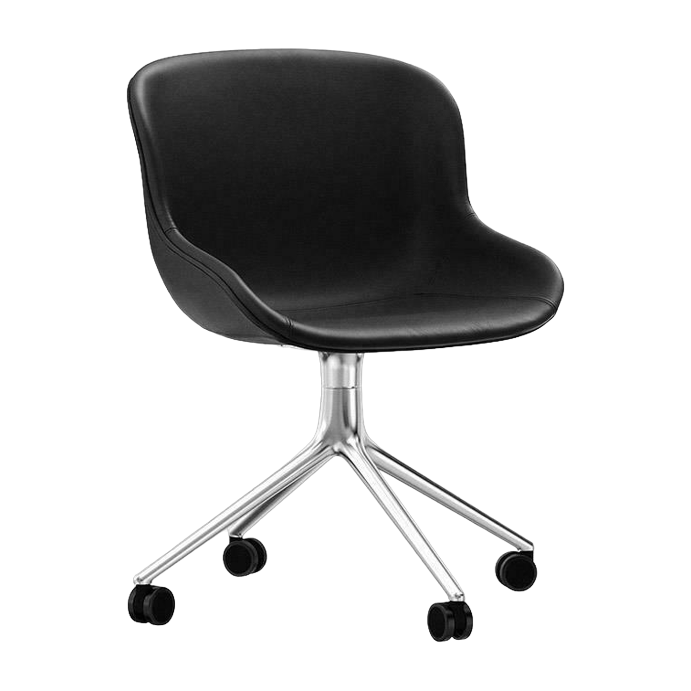 4W Full Uph swivel chair in aluminium Hyg - Normann Copenhagen