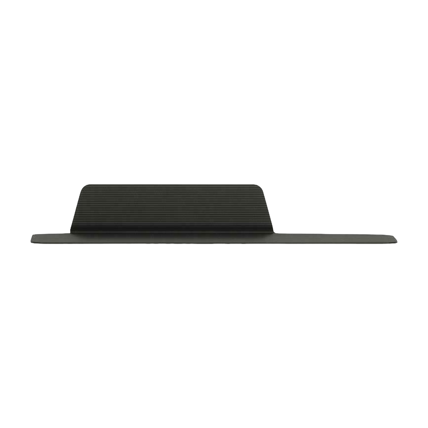 Regal aus schwarzem Aluminium 80 cm Jet schwarz -. Normann Copenhagen