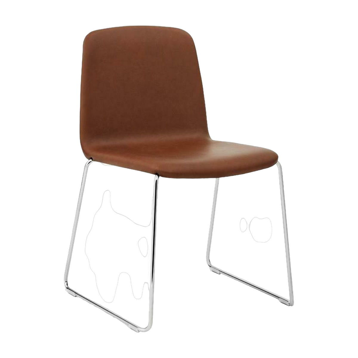 Just Chair Fully Upholstered Chrome - Normann Copenhagen