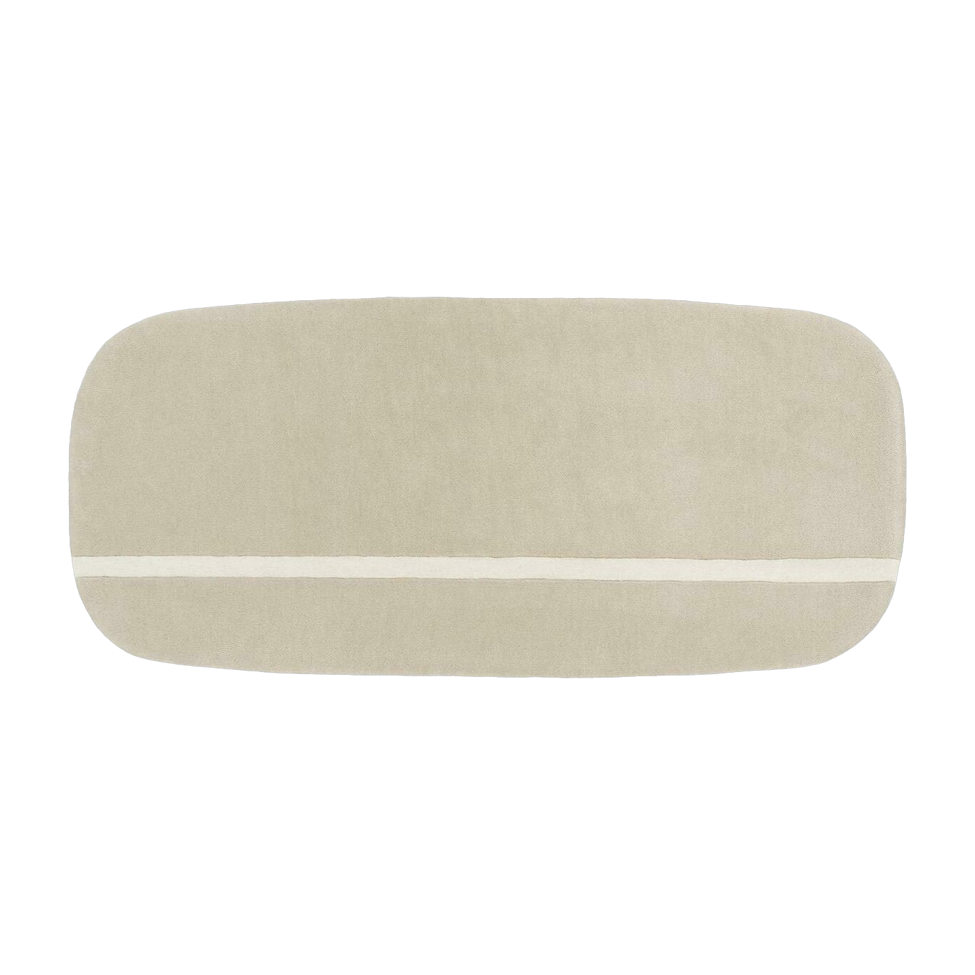 Sand wool carpet 90 x 200 cm Oona - Normann Copenhagen