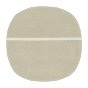Beige Wollteppich 140 x 140 cm Oona - Normann Copenhagen