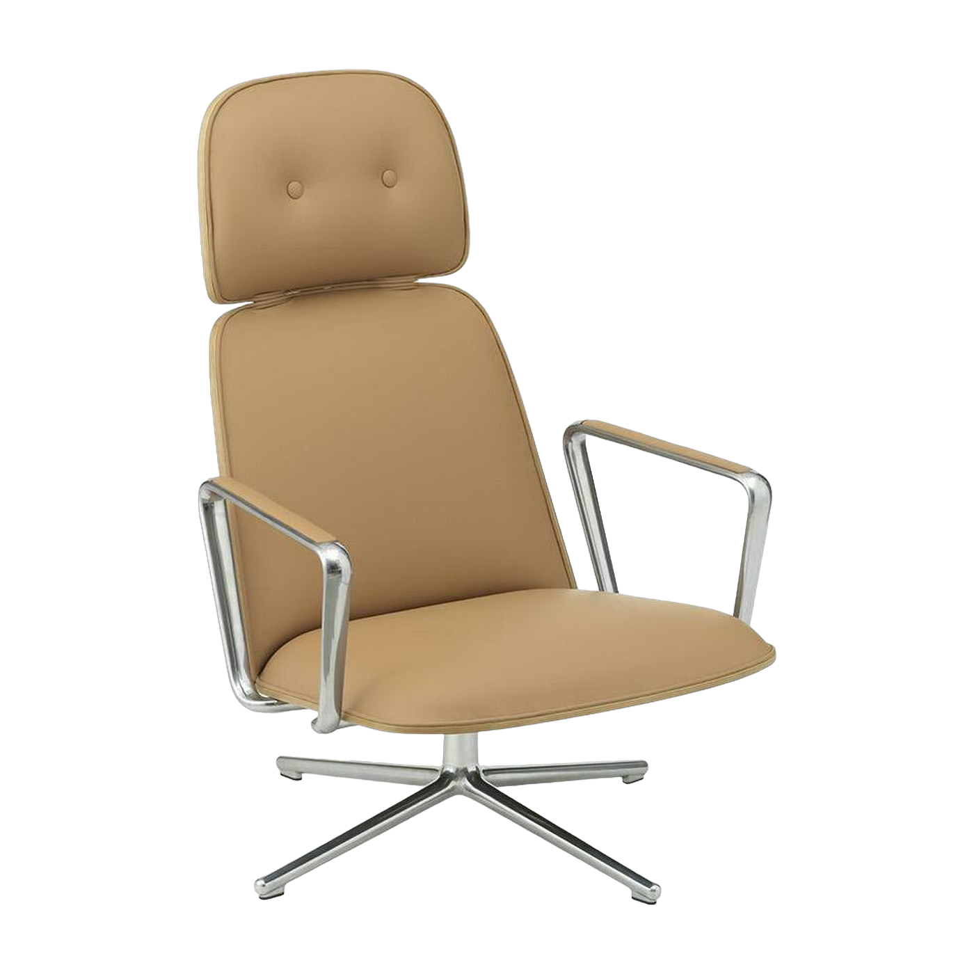 Pad Lounge Chair High Swivel Alu - Normann Copenhagen