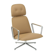 Sillón Pad Lounge High Swivel Aluminio - Normann Copenhagen