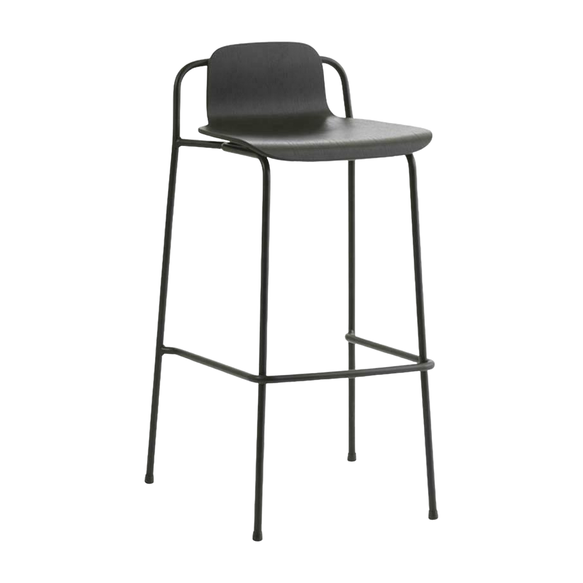 Studio Barstool 75 Cm Black Steel - Normann Copenhagen