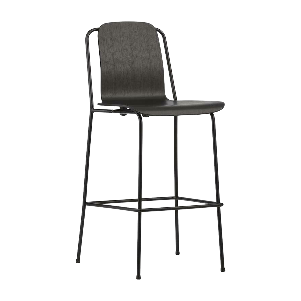 Chaise de bar Studio 75 Cm Acier Noir - Normann Copenhagen