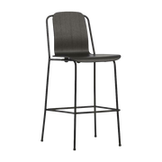 Studio Sedia da bar 75 Cm Black Acciaio - Normann Copenhagen