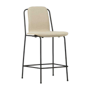 Barstuhl Studio 65 Cm Stoff MLF20 Struktur Black Steel -. Normann Copenhagen