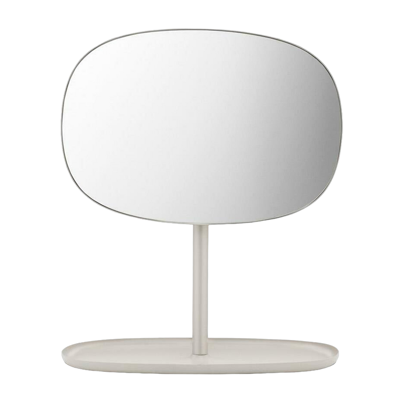 Miroir à poser en acier sand Flip - Normann Copenhagen